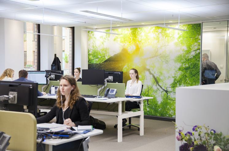 система освещения Human Centric Lighting в офисе CBRE в Амстердаме