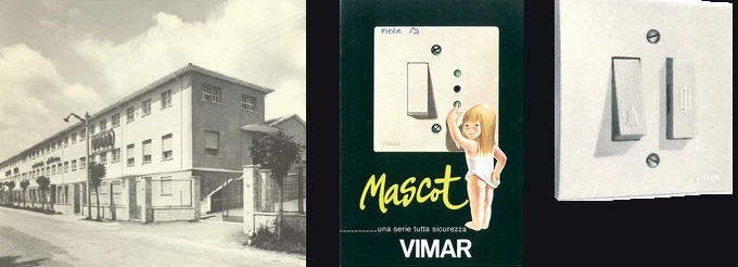 Коллекция выключателей VIMAR Mascot - 1960-е годы Коллекция выключателей VIMAR Mascot - 1960-е годы