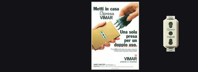 1985 год - Патент VIMAR Bpresa 1985 - Патент VIMAR Bpresa