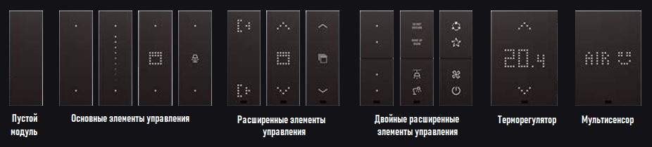Управляющие элементы выключателей VIMAR Linea XT