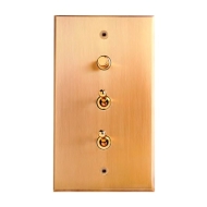 Выключатель Meljac Plaque 1 BP + 2 V&V