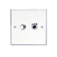 Выключатель Meljac Plaque 1 BP + 1 V&V