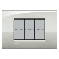 Выключатель Bticino LivingLight Air Лунное серебро