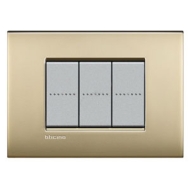Выключатель Bticino LivingLight Air Матовое золото