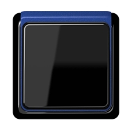Выключатель Jung CD Plus black metallic-blue