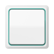 Выключатель Jung CD Plus white light-green