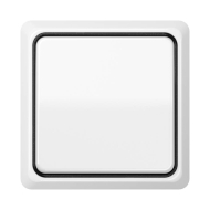 Выключатель Jung CD Plus white metallic-black