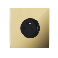Luxonov Socket Розетка, Золото напыление 24K - глянцевое покрытие  (2 микрона)