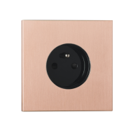 Розетка Luxonov Socket, матовая медь - матовое покрытие