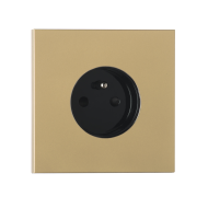 Luxonov Socket Розетка, Латунь с напылением  microbilled сатиновое покрытие