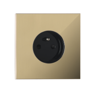 Luxonov Socket Розетка, Зеркальная  полированная  латунь -  глянцевое покрытие