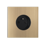 Розетка Luxonov Socket, Старое золото  -  матовое покрытие