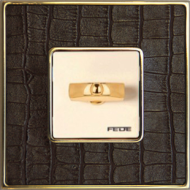 Выключатель FEDE VINTAGE TAPESTRY ALICOCOBROWN - Золото